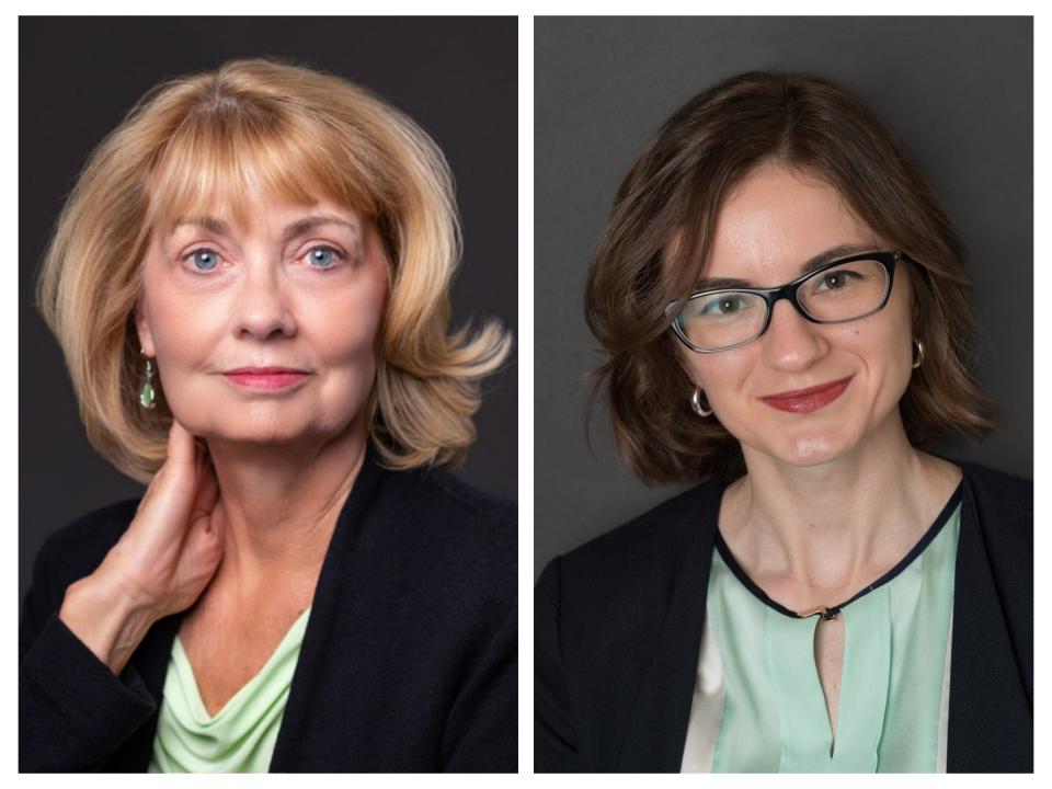 Authors, educators and Holocaust experts Elizabeth B. White, left, and Joanna Sliwa will be in conversation with OSU's Robin Judd at an International Holocaust Remembrance Day program at Temple Israel on Monday.
