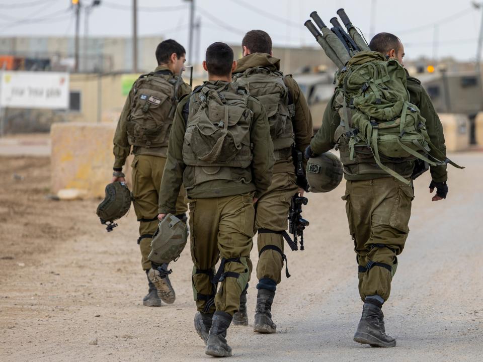 Israeli soldiers.