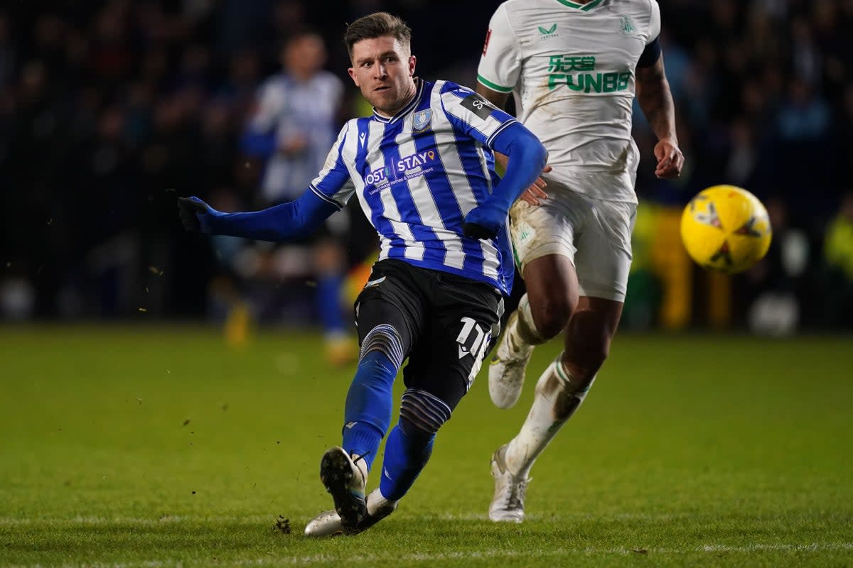 Josh Windass scored twice for Sheffield Wednesday in a 2-1 win over Newcastle in the FA Cup third round (Nick Potts/PA) (PA Wire)