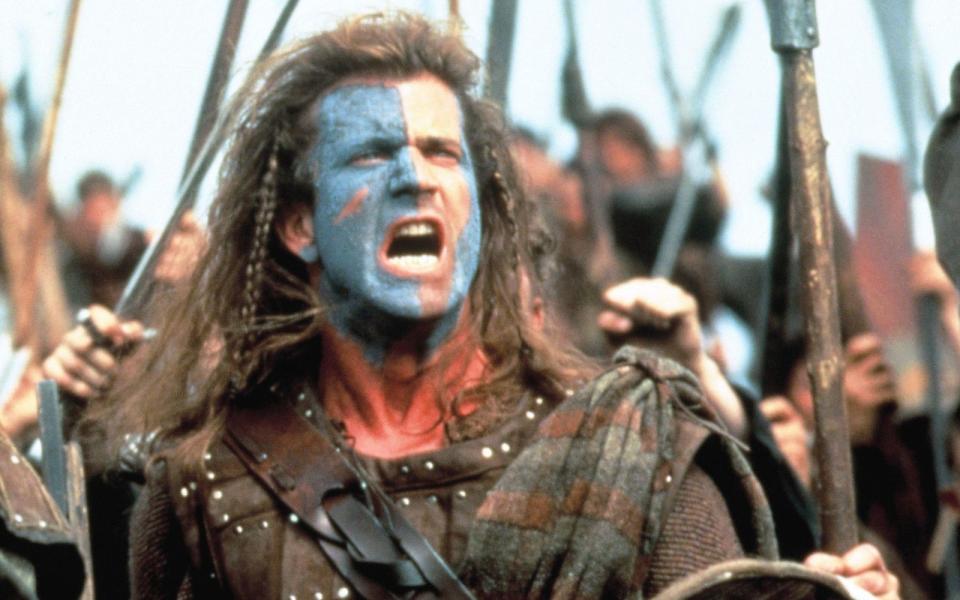 Mel Gibson in "Braveheart"