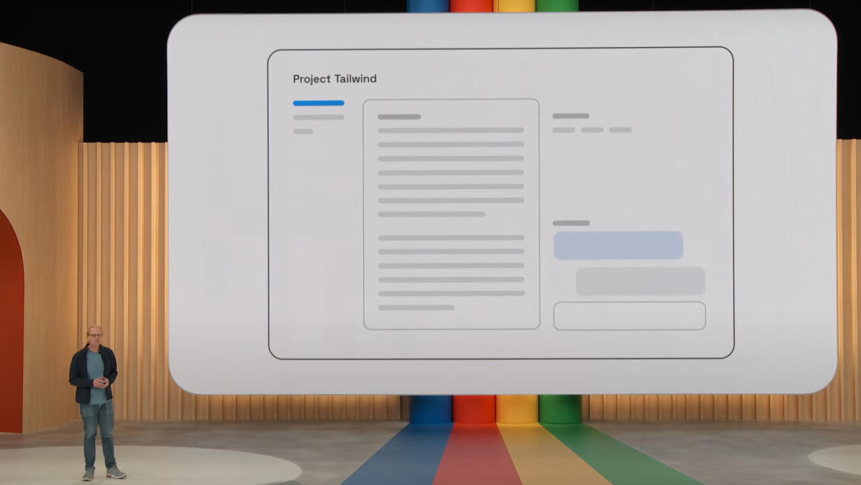  Google demoes Project Tailwind. 