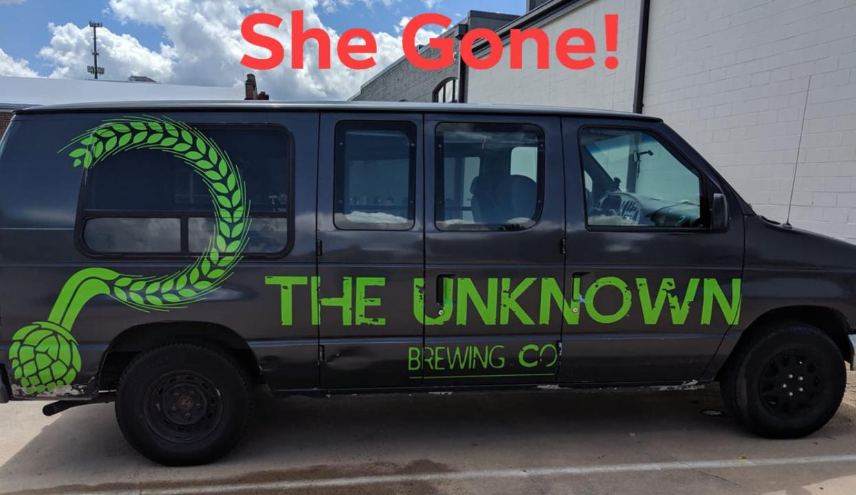 The Unknown Brewing Company offered a free "keg party" for information regarding their stolen van. It was found 42 minutes after their initial post. (Photo: Facebook)