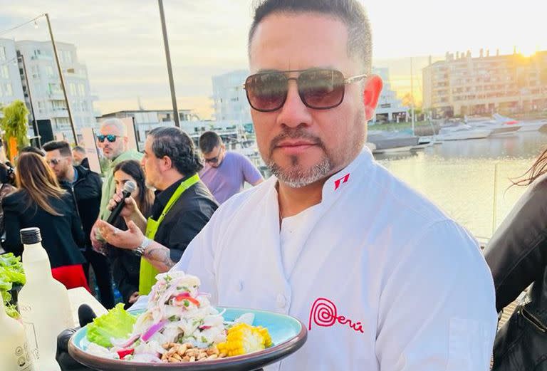 El chef de Xilantro, Milton Villafañe