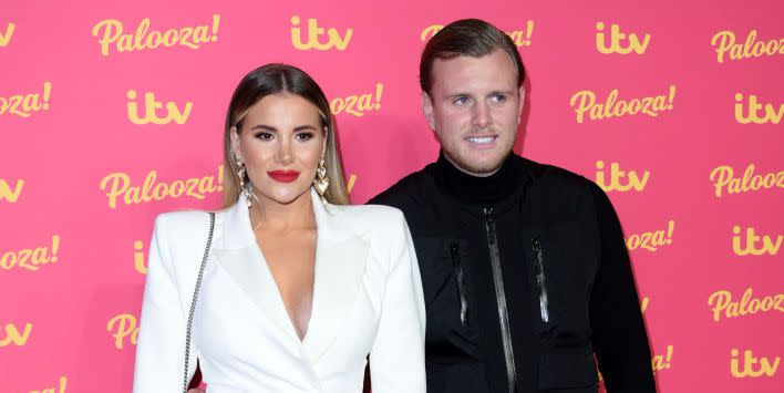 london, england november 12 georgia kousoulou and tommy mallet attend the itv palooza 2019 at the royal festival hall on november 12, 2019 in london, england photo by joe maherwireimage