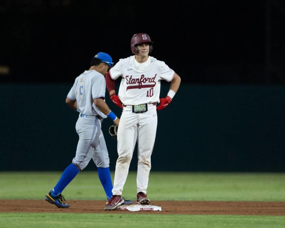 Former McClatchy High School star Malcolm Moore, the Pac-12 Freshman of the Year and a Freshman All-American, is hitting .307 with 18 doubles, 14 home runs, 57 RBI and 46 runs scored for Stanford.