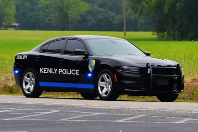 A Kenly police vehicle. 