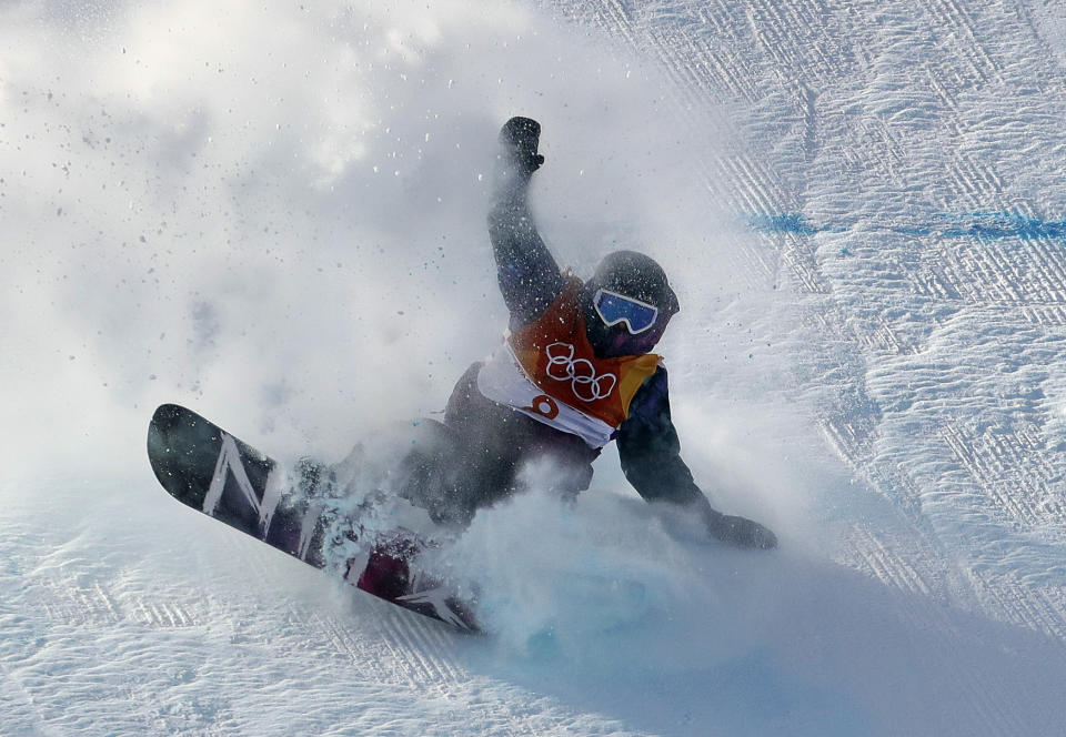 Crashes and wipeouts at the Winter Olympics