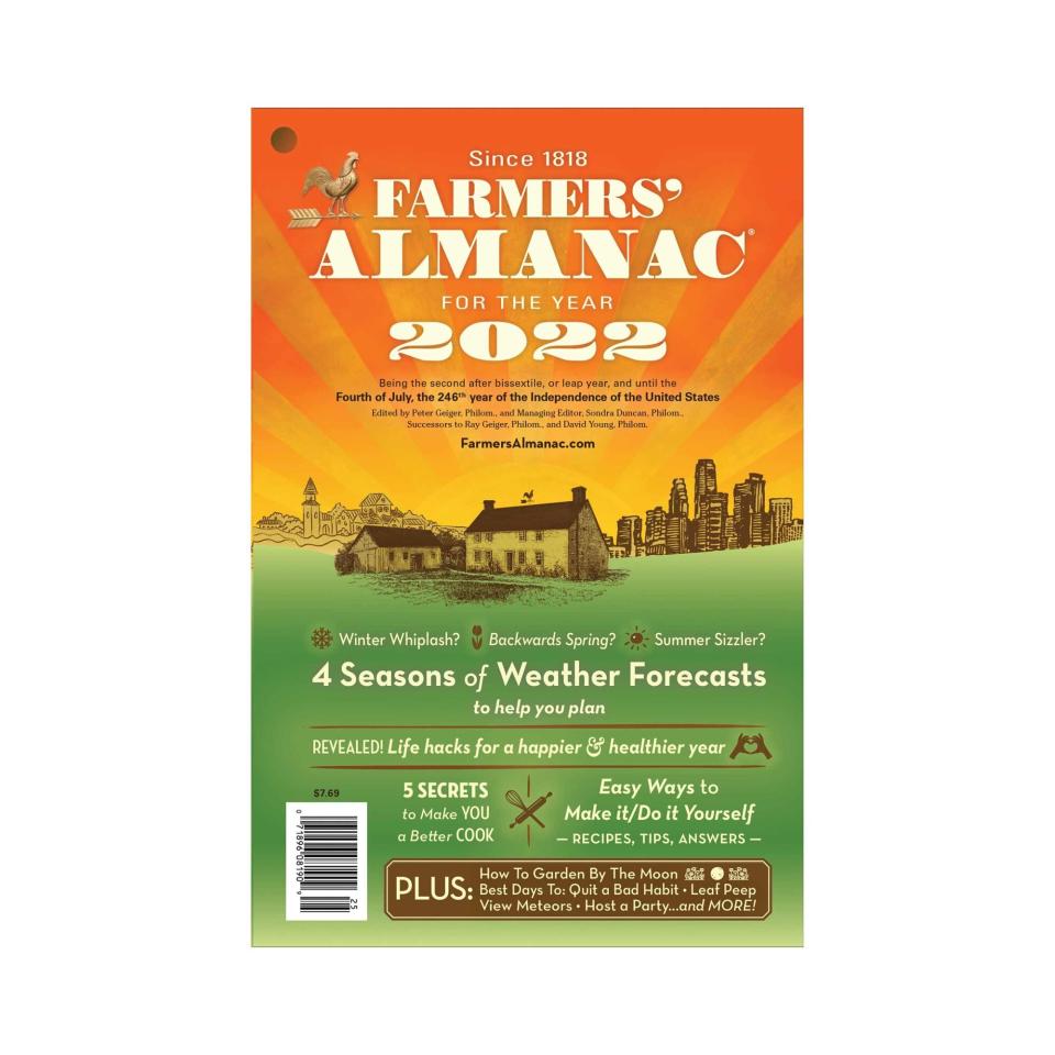 Farmers' Almanac 2022
