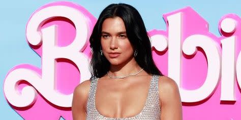 <span class="caption">Dua Lipa’s Barbie Premiere Look? Totally transparent</span><span class="photo-credit">Karwai Tang - Getty Images</span>