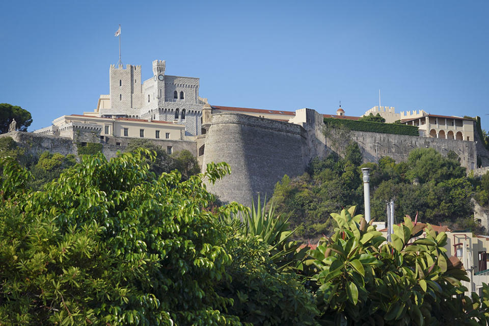 An exterior of the  Prince’s Palace of Monaco