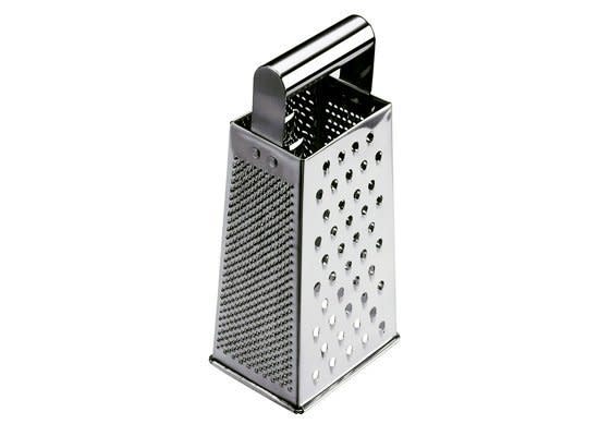 Many people take the <a href="http://www.amazon.com/Progressive-International-HG-925-Deluxe-Grater/dp/B000HMAF6A/" target="_hplink">box grater</a> for granted -- it usually ends up in the bottom of the cupboard where it never sees the light of day again. But it's such a valuable tool for grating and shredding cheese, cabbage, carrots and more. Whether you're making lasagna or slaw, the box grater comes in handy to speed things up. And it's less of a pain to clean than a food processor.