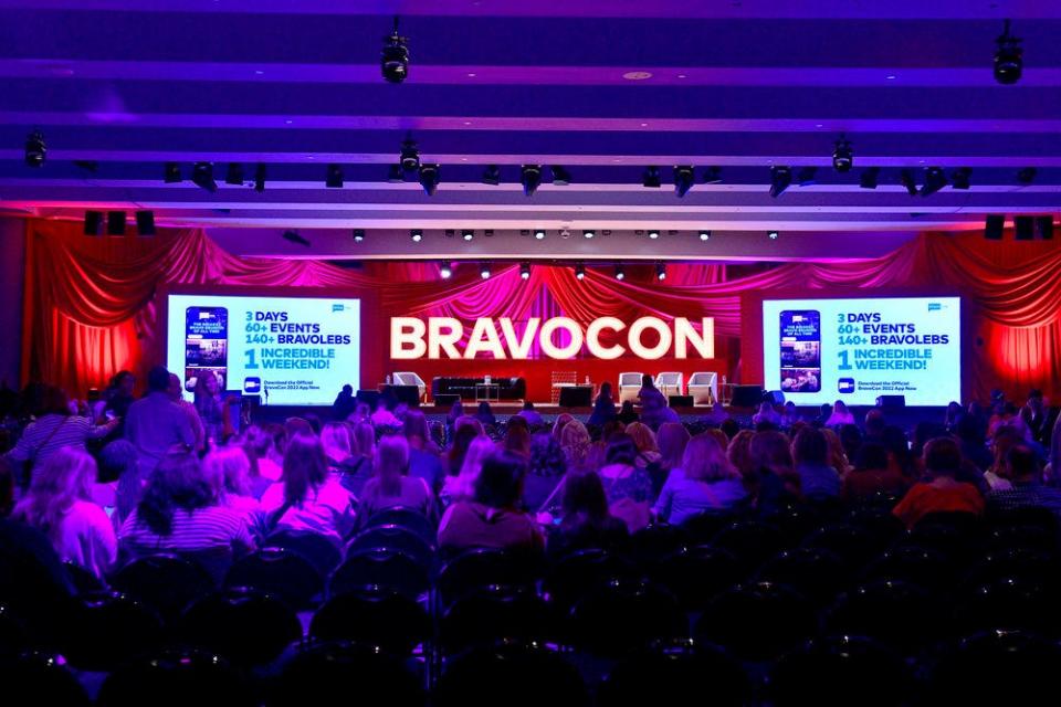 BRAVOCON -- “Bravo2Bravo Panel from the Javits Center in New York City on Friday, October 14, 2022” -- Pictured:   -- (Photo by: Eugene Gologursky/Bravo)