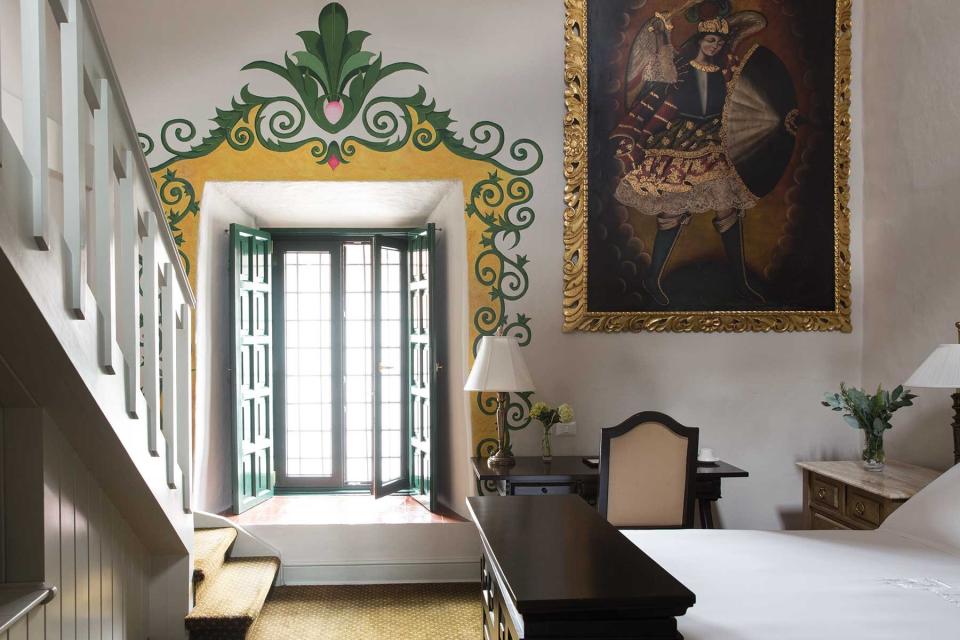 Guest room at Monasterio, A Belmond Hotel