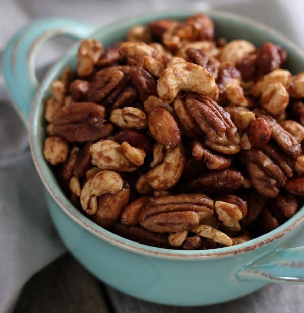 Slow Cooker Spiced Nuts from The Real Food Dietitians