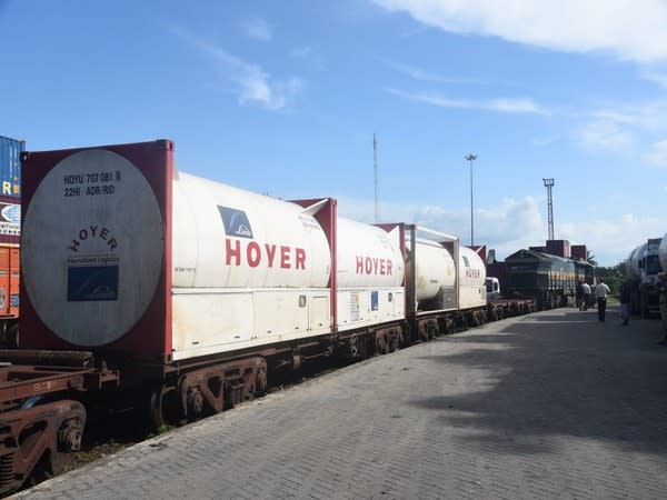 Train carrying liquid Medical oxygen (Photo/Twitter)