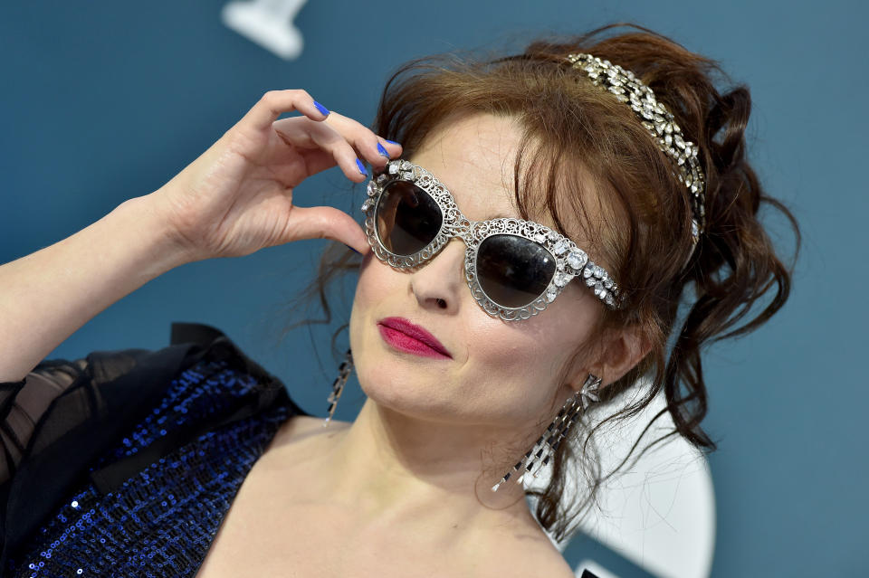 Helena Bonham Carter attends the 26th Annual Screen Actors Guild Awards at The Shrine Auditorium on January 19, 2020 in Los Angeles, California. (Photo by Axelle/Bauer-Griffin/FilmMagic)