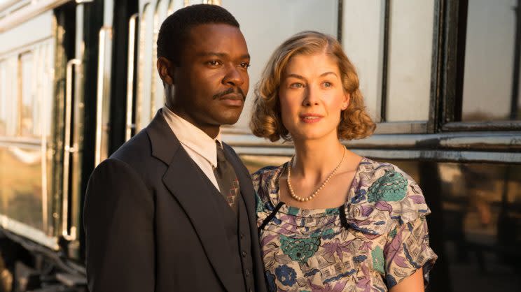 David Oyelowo and Rosamund Pike in ‘A United Kingdom’