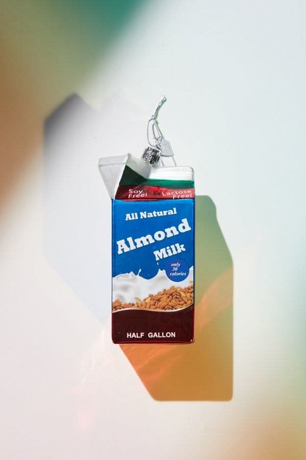 <p>The holiday season is about making <em>everyone</em> happy, even if that means swapping out the milk in your hot chocolate for the almond variety.</p> <p><strong>Shop Now:</strong> Almond Milk Christmas Ornament, Urban Outfitters, $12, <a rel="nofollow noopener" href="https://www.urbanoutfitters.com/shop/almond-milk-christmas-ornament?category=holiday-decorations&color=049" target="_blank" data-ylk="slk:urbanoutfitters.com;elm:context_link;itc:0;sec:content-canvas" class="link ">urbanoutfitters.com</a></p>