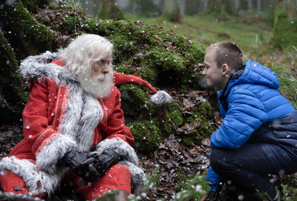 Has young Mikey Collins found Santa in The Heist Before Christmas?