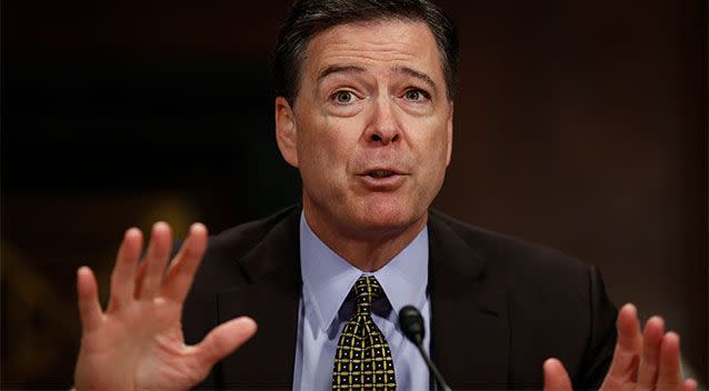 Sacked FBI boss James Comey had been heading investigations into links between Russia and the Trump campaign. Photo: AP