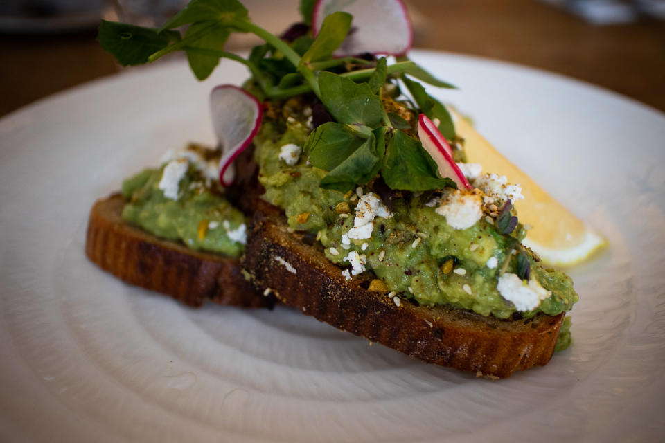 Smashed Avo on Woodlands sourdough (PHOTO: Zat Astha/Yahoo Style SEA)