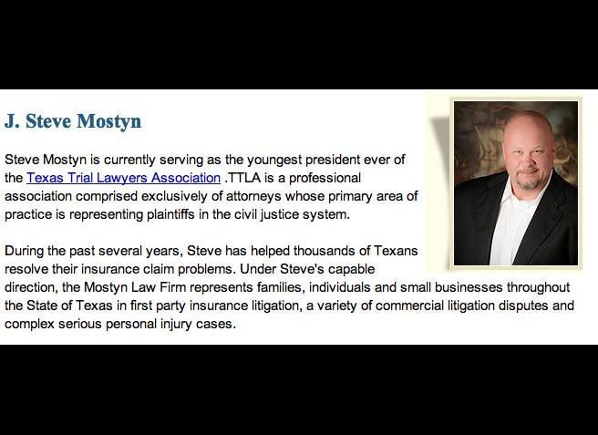 Steve and Amber Mostyn have contributed $3.428 million to super PACs in the 2012 election cycle. Steve, a multi-millionaire trial lawyer in Houston, Texas, and the president of the Texas Trial Lawyer Association, is a long-time donor to Democratic Party causes in both Texas and nationally.  The Mostyns gave $2,003,850 to Priorities USA Action (supporting Obama), $1 million to House Majority PAC, $225,000 to Texans for America's Future and $200,000 to Planned Parenthood Votes.