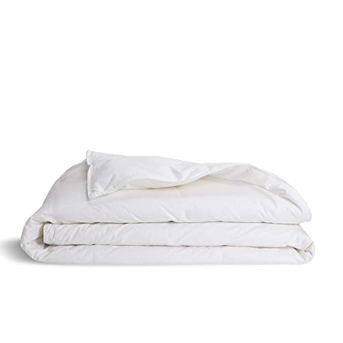 Brooklinen Lightweight Down Comforter, Down Cluster Fill Duvet Insert - 100% Cotton Sateen Shell, Full/Queen Size | Best Comforter for Summer (AMAZON)