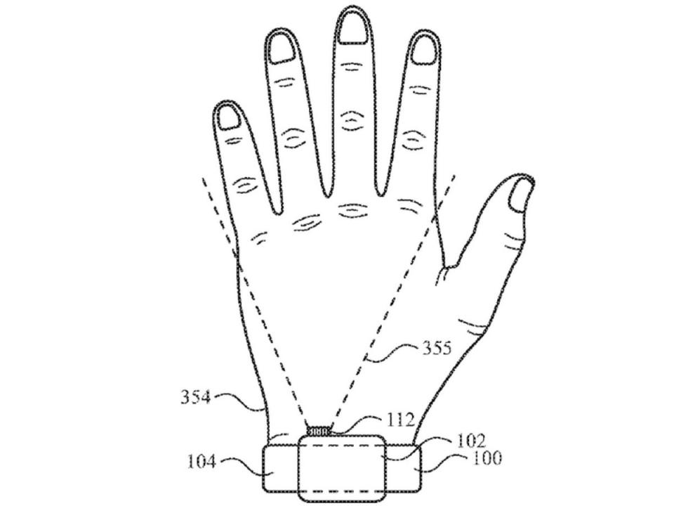 An integrated camera in the housing of an Apple Watch is one of several patents hinting at potential new features for the smartwatch (Apple/ USPTO)