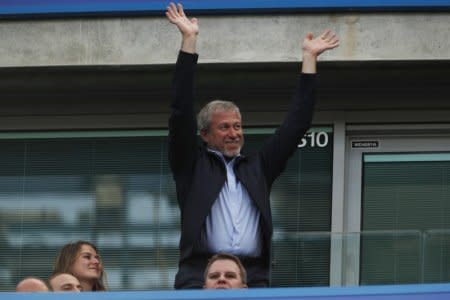 FILE PHOTO: Britain Football Soccer - Chelsea v Sunderland - Premier League - Stamford Bridge - 21/5/17 Chelsea owner Roman Abramovich in the stands Action Images via Reuters / John Sibley Livepic