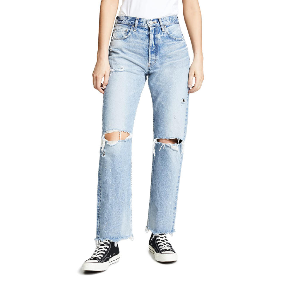 Moussy Odessa Wide Straight Jeans