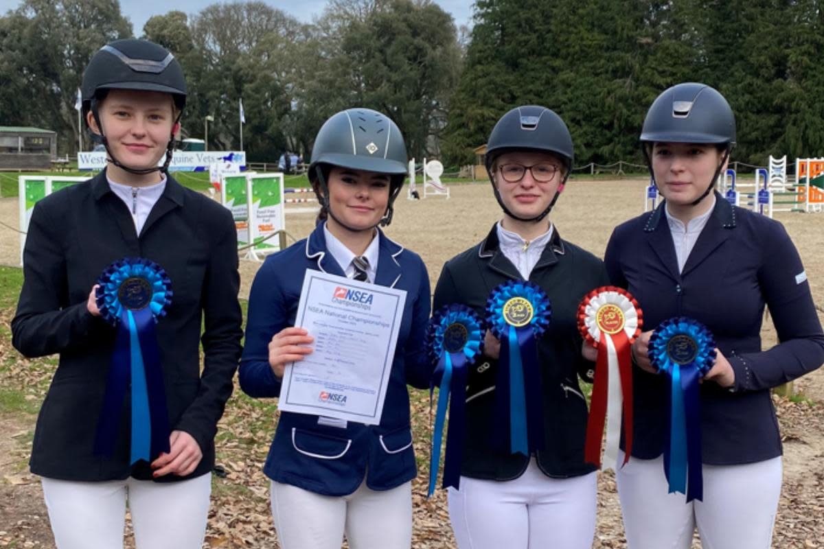 Camborne students qualify for three prestigious equestrian finals <i>(Image: Camborne Science and International Academy)</i>