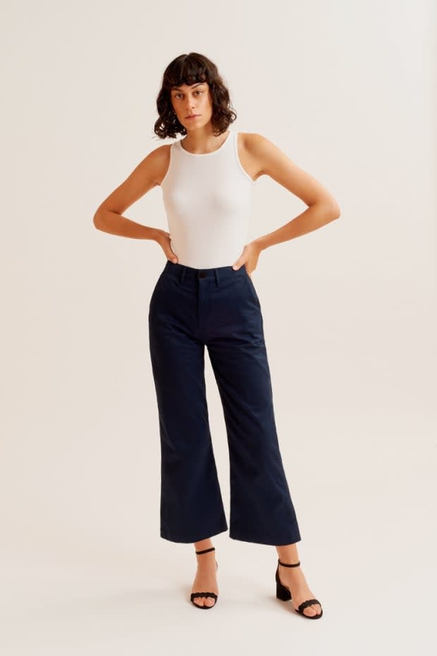 <p>Kotn Culotte Trousers, $75, <a href="https://rstyle.me/+zccMXYtSG_kDexcKF0EHMQ" rel="nofollow noopener" target="_blank" data-ylk="slk:available here;elm:context_link;itc:0;sec:content-canvas" class="link ">available here</a>.</p>