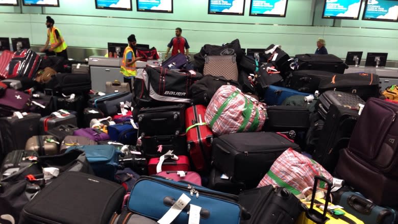 Glitch in baggage system causes delays at Pearson's Terminal 3