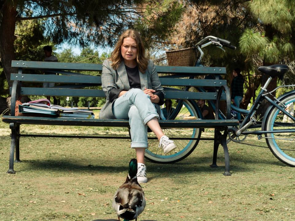 Merritt Wever in “Roar,” premiering globally April 15, 2022 on Apple TV+.