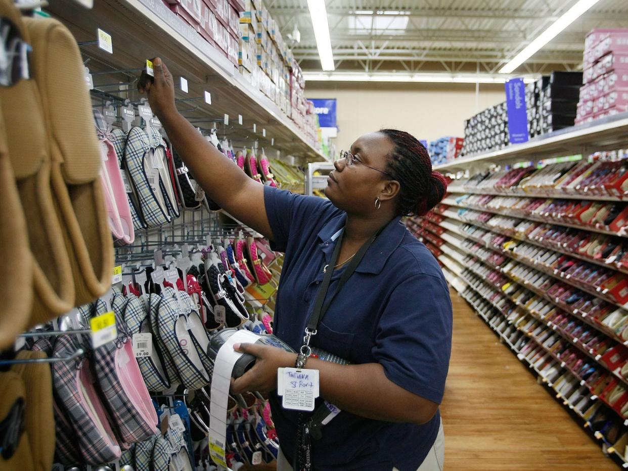 Walmart employee shoes