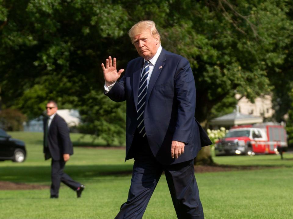 Donald Trump's “high crimes and misdemeanours” will be made public when Robert Mueller gives testimony before Congress later this week, says House Judiciary Committee chairman Jerrold Nadler.Speaking on Fox News Sunday, Mr Nadler said the former FBI special counsel has “substantial evidence” that the president violated the law “six ways from Sunday”, which will be made clear to the American people when Mr Mueller discusses the evidence contained in his 448-page report into the administration before his panel and the House Intelligence Committee on Wednesday.In a new embarrassment for the administration, US Customs and Border Protection has been forced to admit that no new stretches of Mr Trump's much-promised border wall have actually been built since he took office in January 2017 - all the work ongoing so far has been to repair pre-existing barriers.Donald Trump said officials in Iran “lie a lot” while refuting Tehran’s insinuations the US did not take down one of its unmanned drones. “We took down one of their drones. Instead of saying 'yeah that happened,' they lied. They say it didn't happen,” he said. “So there's a lot of proof. It's called, take a look at it on the ocean floor."Mr Trump meanwhile said on Monday he could win the war in Afghanistan in a week, but that he doesn’t want to kill millions of people and wipe Afghanistan “off the face of the earth.”The president met with the prime minister of Pakistan at the White House to start the week, while trying to persuade Pakistan to help get a deal with the Taliban that would end America’s longest war.“I could win that war in a week” but “I don’t want to kill millions of people,” he said.Afghanistan is high on Mr Trump’s agenda as he meets with Pakistan’s prime minister, Imran Khan. Their testy relationship may be improving. Mr Trump says Pakistan can use its influence with the Taliban to help the US “extricate” from Afghanistan.Pakistan, which is suffering economically, wants to reset relations with the US in hopes of securing more investment, trade and possibly a restoration of American aid that Mr Trump cut.Mr Khan said he’s never believed that there was a military solution to the war. He said he thinks the US and the Taliban are closer to a peace deal than ever before.Additional reporting by AP. Please allow a moment for our liveblog to load