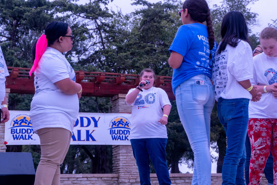 The Panhandle Down Syndrome Guild will host its 21st annual, Las Vegas-themed Buddy Walk to spread awareness for individuals with Down Syndrome from 9 a.m. to 1 p.m. in Sam Houston Park.