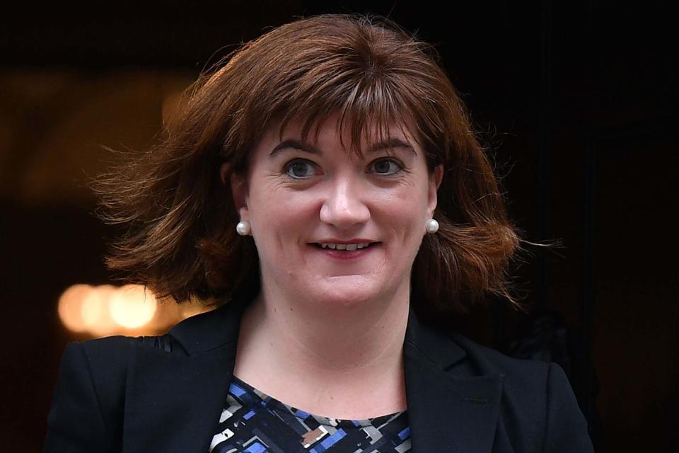 Nicky Morgan has returned to Cabinet despite quitting the Commons (AFP via Getty Images)
