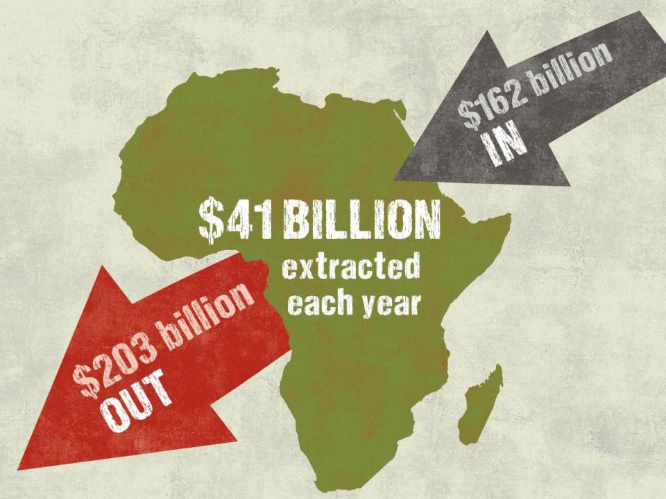 The amount of money going into Africa is $41bn less than the amount leaving, campaigners say: Honest Accounts 2017 report
