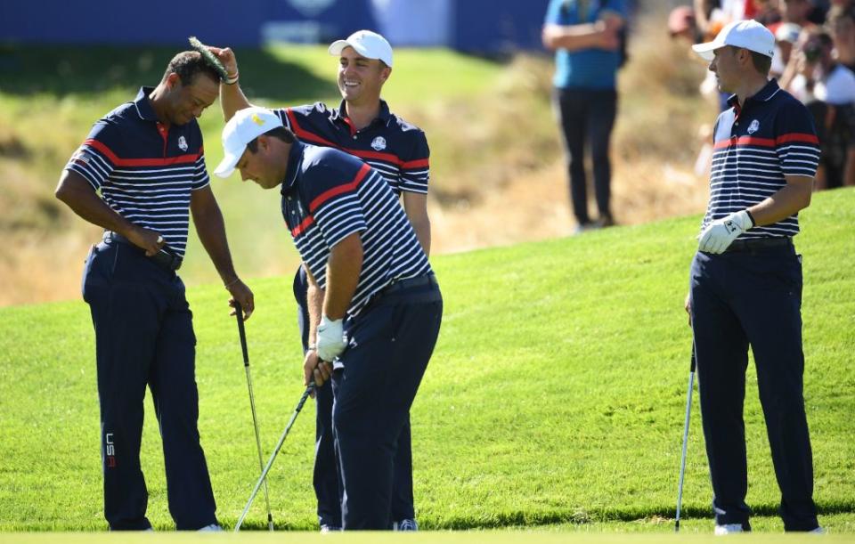 It’s all smiles for the U.S. here, but what happened behind the scenes? (Getty)