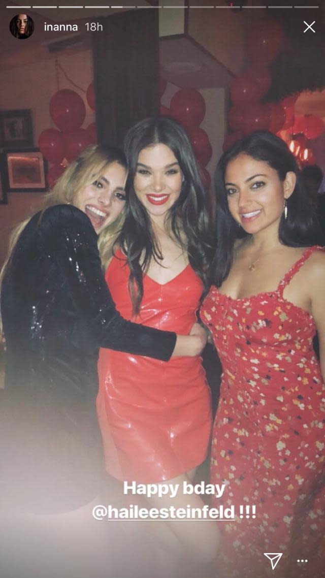 The 'Pitch Perfect 3' star looked red hot as she celebrated her big birthday.