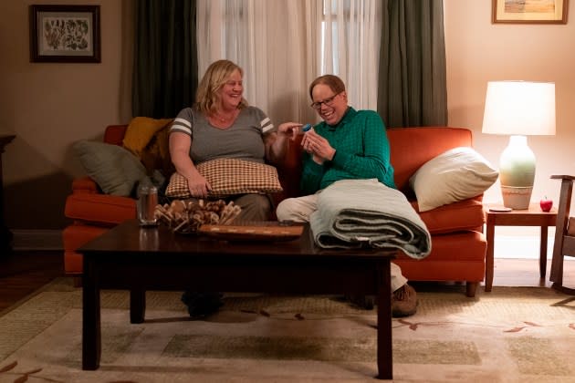 Bridget Everett and Jeff Hiller in  Season Three of 'Somebody Somewhere' - Credit: Sandy Morris/HBO