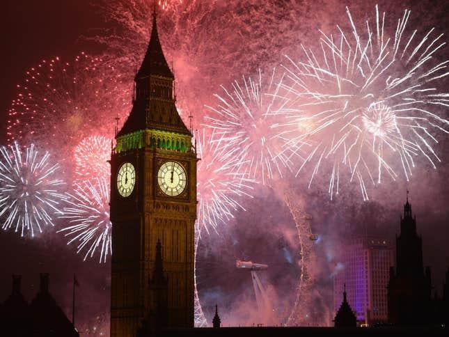 New Year in London