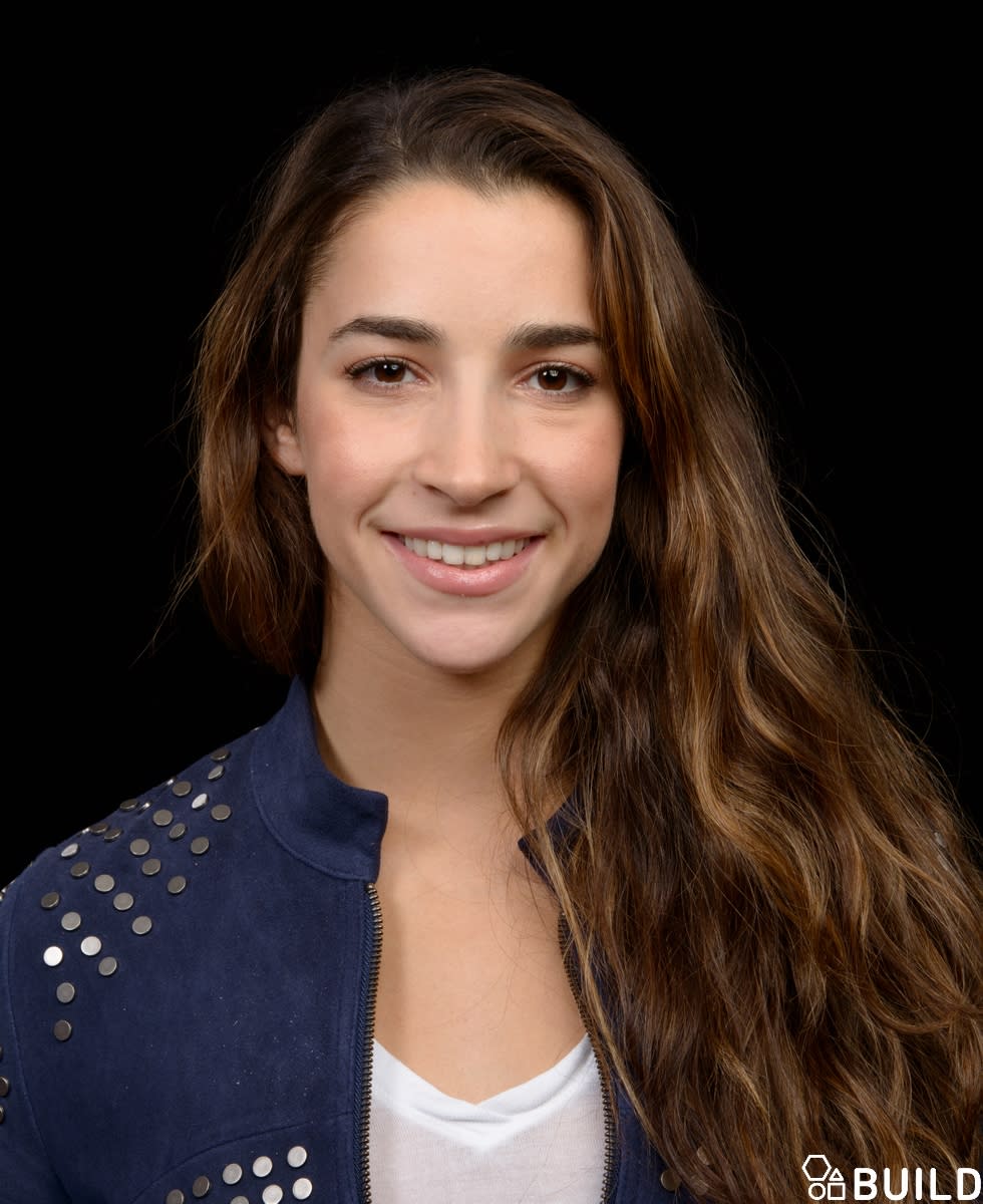 Aly Raisman visits AOL Hq for Build on October 24, 2016 in New York. Photos by Noam Galai