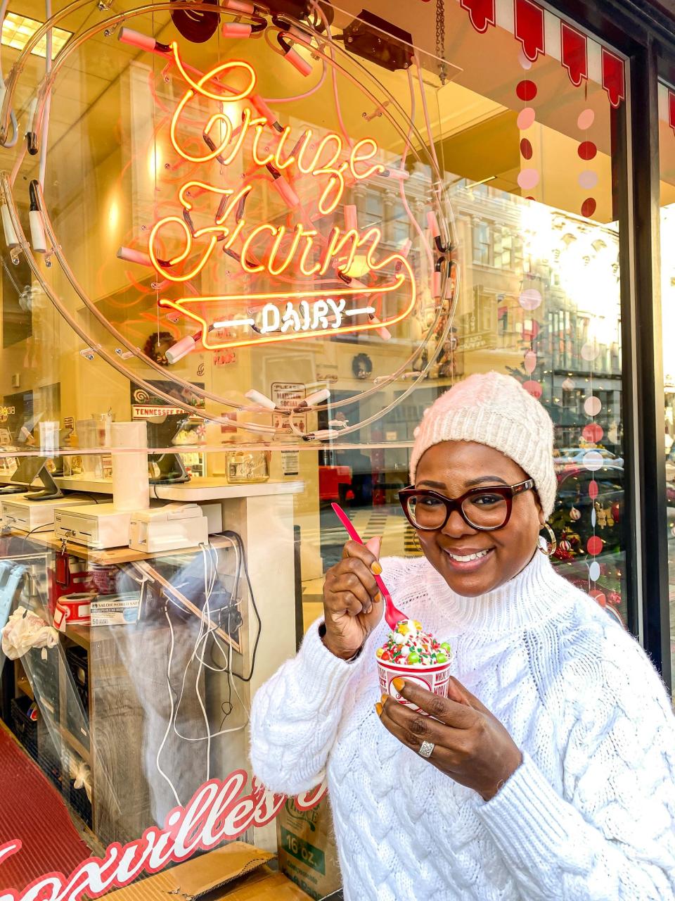 There are plenty of sweet treats in downtown Knoxville over the holidays. Walk the Peppermint Trail and you can find all of them!