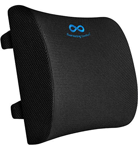 Everlasting Comfort Lumbar Support Pillow for Office Chair - Pure Memory Foam Lumbar Cushion for Car (Black) (Amazon / Amazon)