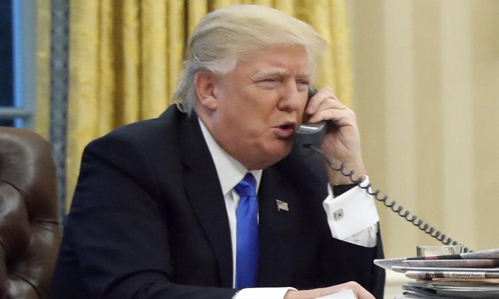 Donald Trump is not taking your calls to the White House at the moment