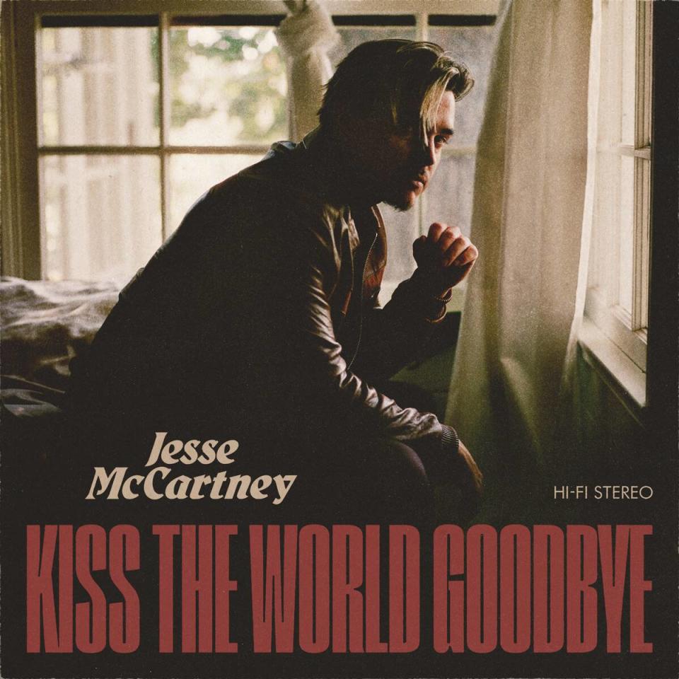 Jesse McCartney, Kiss The World Goodbye Single Cover