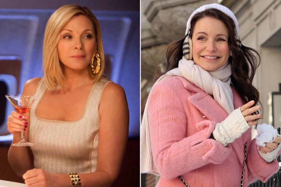 <p>New Line Cinema/Hbo/Village Roadshow/Kobal/Shutterstock; Jose Perez/Bauer-Griffin/GC</p> Split image of Kim Cattrall