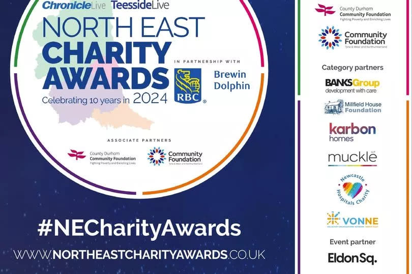 North East Charity Awards logo